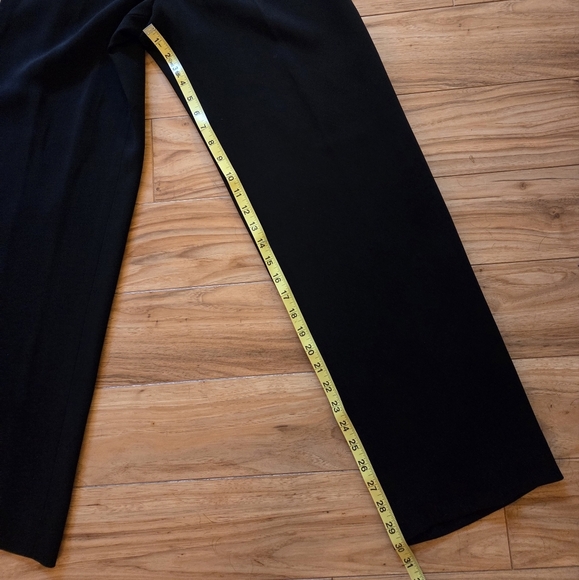 Talbots Vintage Black High Waisted Side Zip Straight Leg Pants NWT Size 4 - Picture 11 of 11